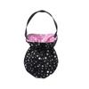 Kid Girls Halloween Witch Costume Sparkly Silver Stars Printed Carnival Cosplay Dress with Pointed Hat Wand Dress Up Clothes