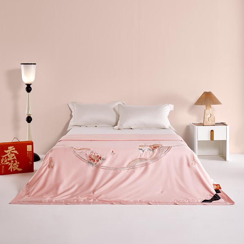ZMN Embroidered Cotton Mulberry Silk Comforter