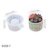 DM1249 Arab Style DIY Succulent Planter Pot Concrete Vase Gypsum Cement Molds Incense Burner Candle Jar Holder Molds for Crafts