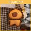Capybara Toast Cat Plush Toys Backpack Pendants Cartoon Keychains Gifts Kids