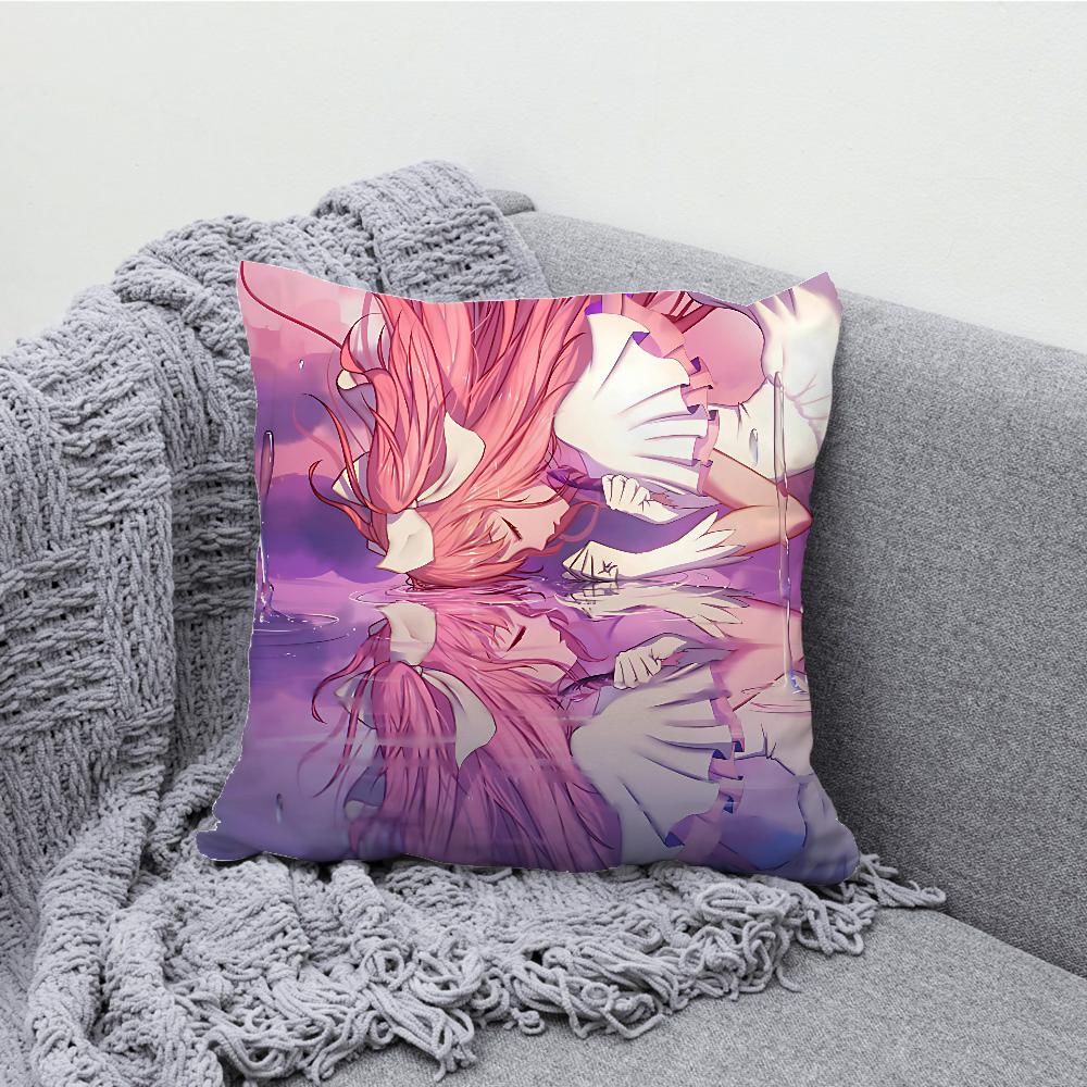 Puella Magi Madoka Magica Pillow Case Soft Cushion Cases for Farmhouse Sofa Decor Home Decorations and Protector Pillow Case
