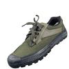 Shoes Men Waterproof and Durable Construction Site Farmland Mountaineering Rubber Sole Liberation Shoes Men