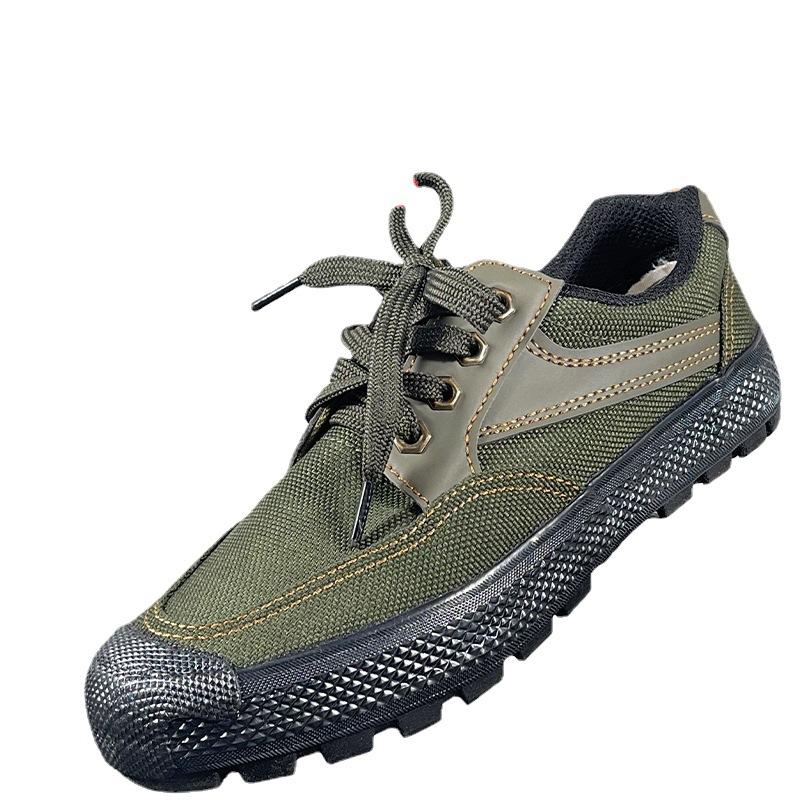 Shoes Men Waterproof and Durable Construction Site Farmland Mountaineering Rubber Sole Liberation Shoes Men