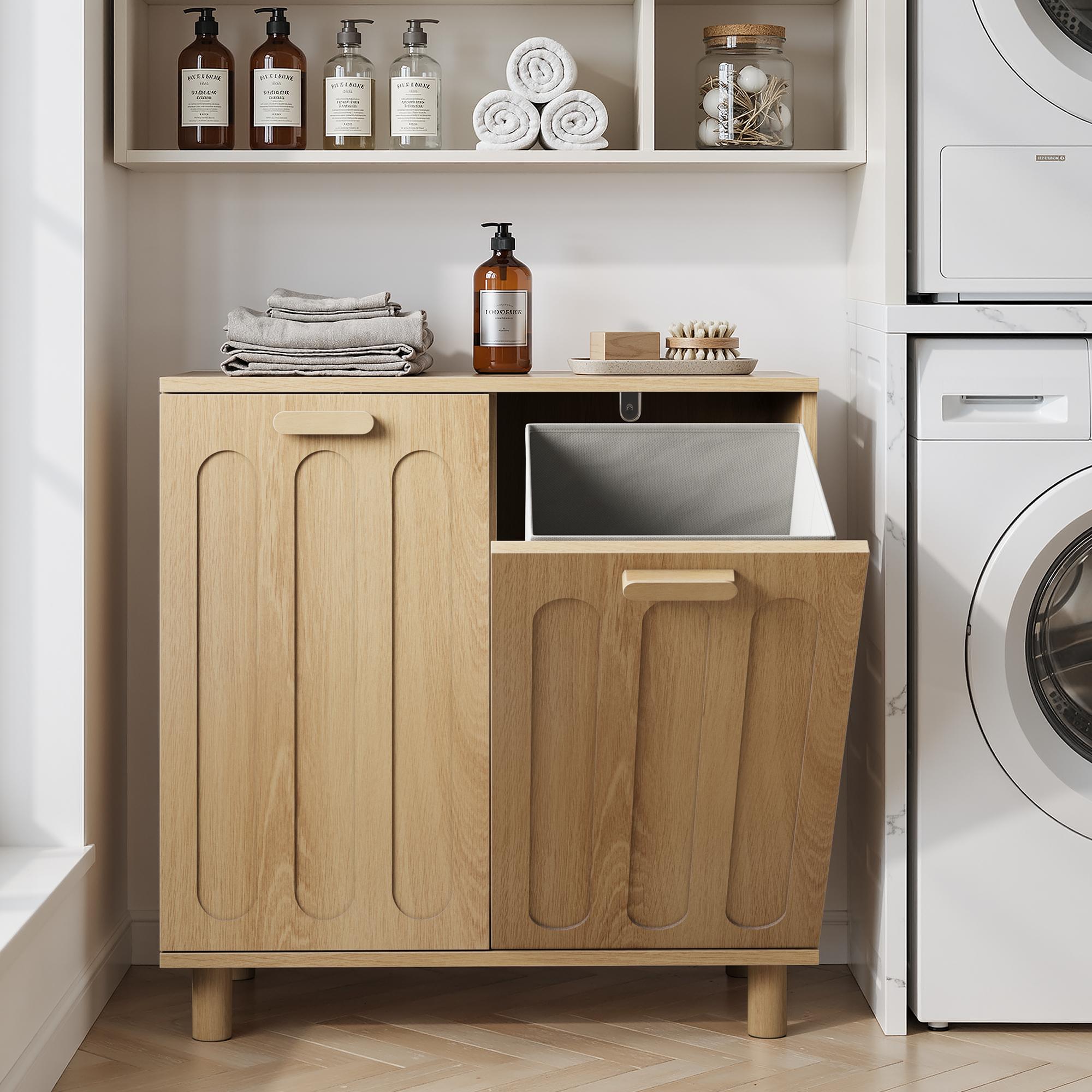 Tiltable Laundry Basket with Removable Laundry
