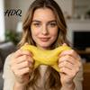 Pickled Cucumber Toy Decompress Toys with Sour Pickles Shape Fidget Soft Elastic Realistic Pickle Slow Rebound Stress Relief for Prank Funny Prop