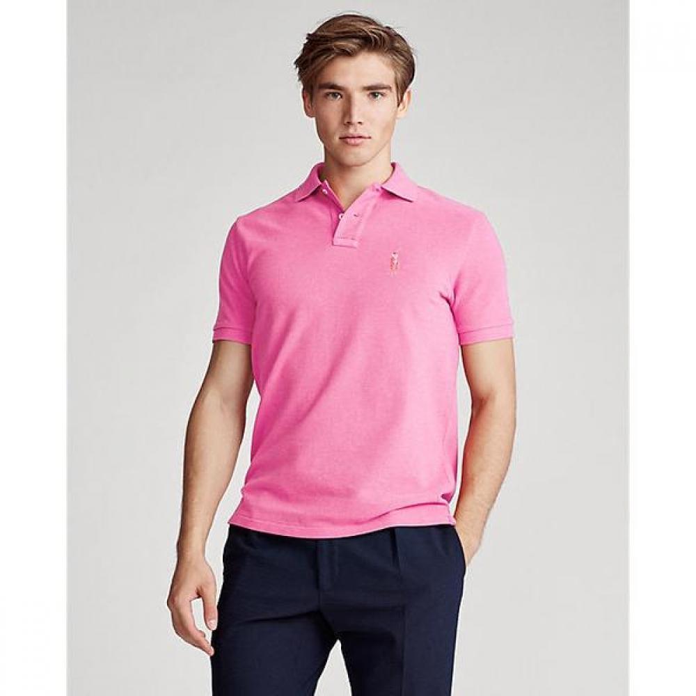 Polo Ralph Lauren Men S Pink Pony cuStom Slim Fit Polo Shirt Mnpokni1n821010650 XS