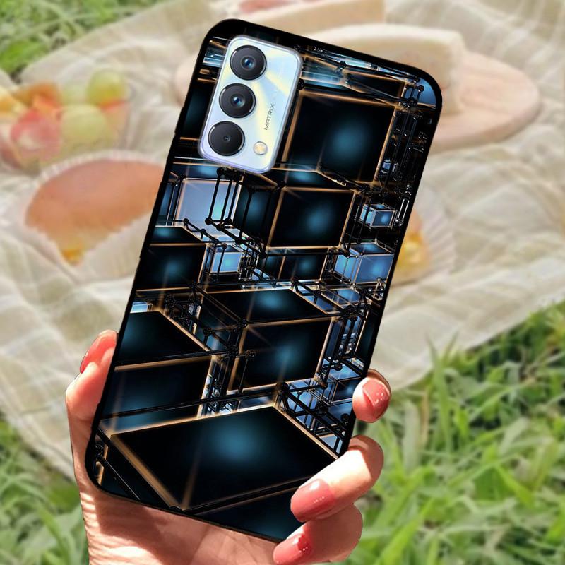 Für Realme GT Master Edition Hülle Marmor bemaltes Cover Weiches Silikon Stoßfeste Handyhülle Für Realme GT Master Hülle Bumper