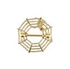 Edelstahl Spider Nippelringe - Silber & Gold Punk Stecker