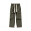 Baggy Weite Cargohosen Herren 100% Baumwolle Mehrere Taschen Patchwork Outdoor Locker Gerade Herbsthosen Mode Streetwear