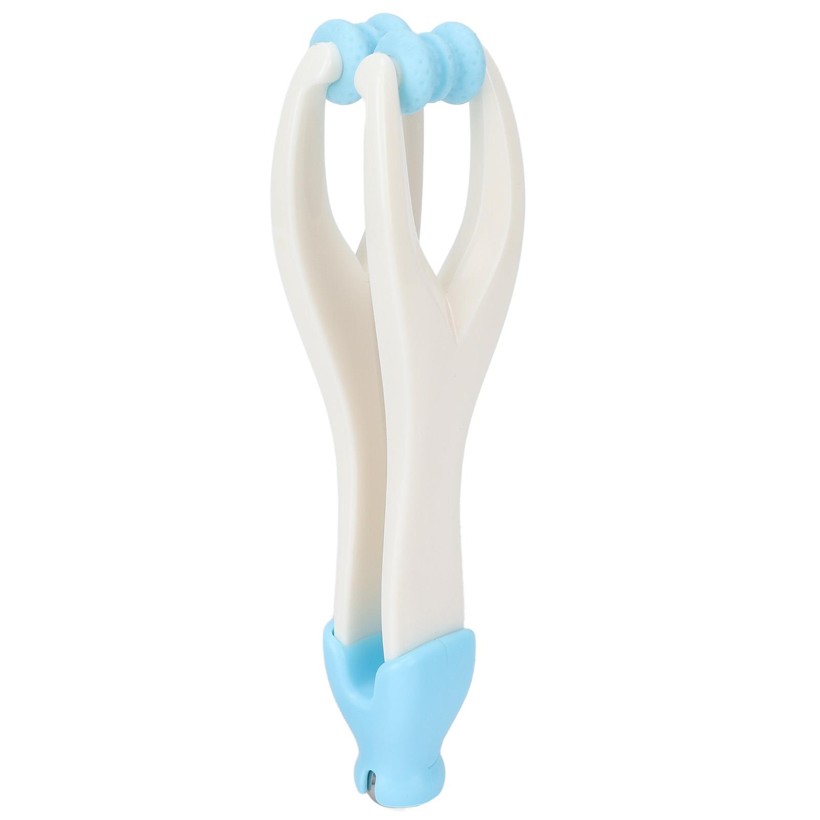 

2 в 1 набор акупрессурных массажеров для суставов пальцев, снятие стресса, кровообращение, акупрессурный массажный ролик Blue