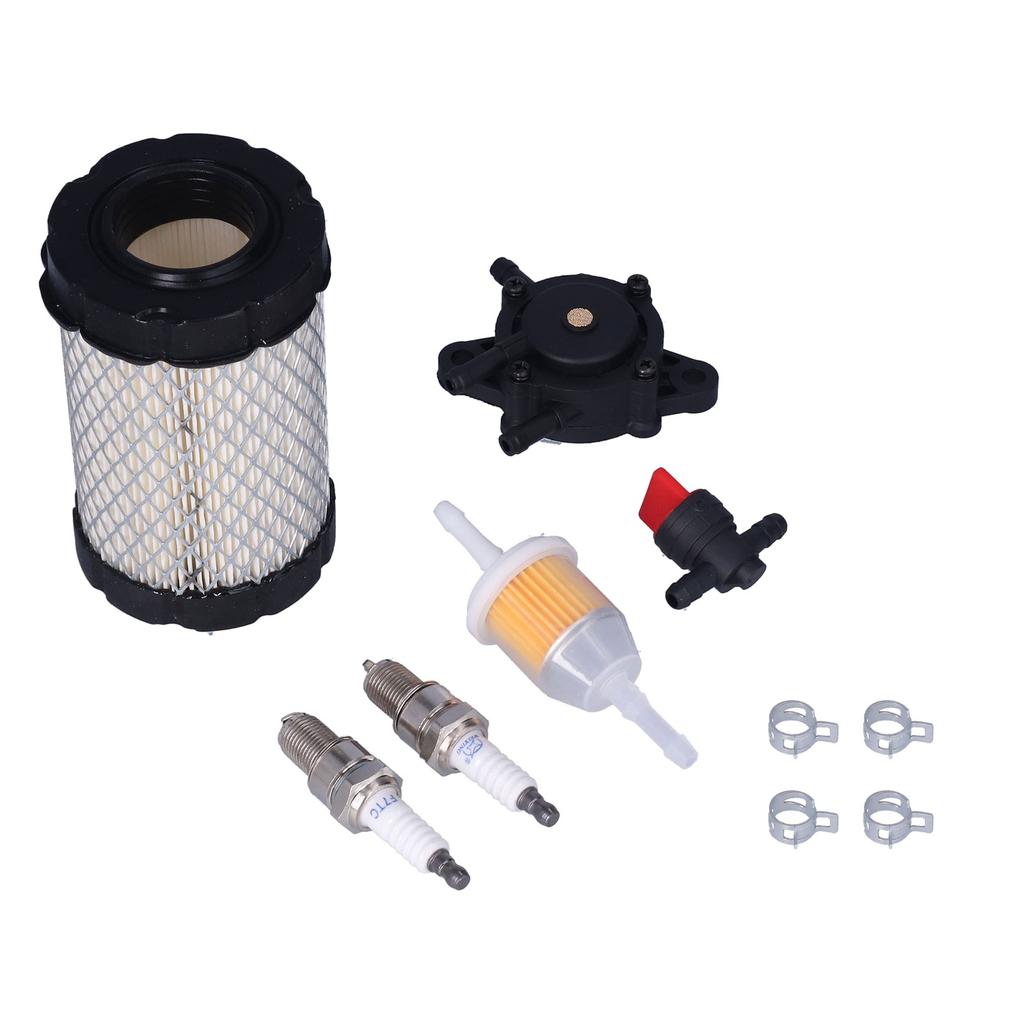 Lawn Mower Air Filter with Fuel Pump Oil Filter Fuel Filter Pre Filter for John Deere D100 D105