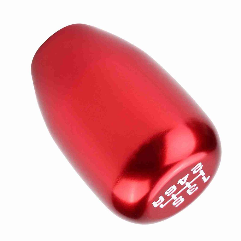 Car Modification Manual Knob Gear Head 6 Speed (Red)
