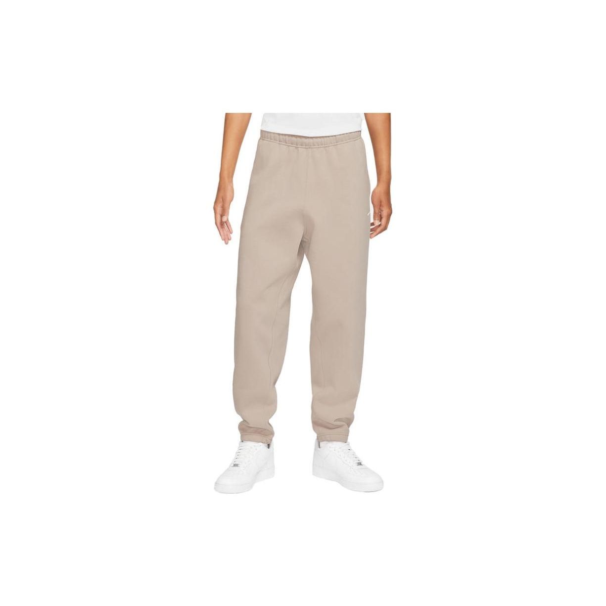 

Nike Embroidered Logo Casual Warm Fleece-Lined Sweatpants Men Bottoms Malt CW5460-245 XXL