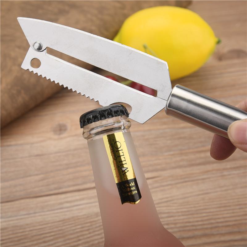 3 In1 Potatoes Apple Peeler Food Manual Paring Knife Vegetable Fruit Tools Bottle Opener Home Essentials Kitchen Accessories