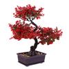 Artificial Bonsai Plastic Potted Plant Simulation Fake Green Plants Desktop Ornaments for Home Garden Office Decoration