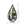 3Pcs Self-Adhesive Acrylic Mirror Wall Stickers Wall Mount Wall Decals  Bedroom Decor