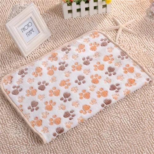 

For 3 Sizes Cute Warm Pet Bed Mat Cover Towel Handcrafted Cat Dog Fleece Soft Blanket For Small Medium Large Dogs Puppy Pet Supp 25 x 25 cm бежевий