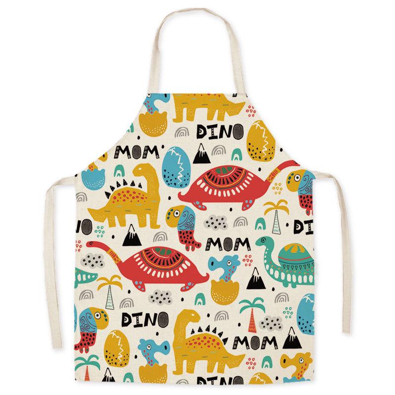 Logo Printed Kitchen & Catering Apron for Supermarkets and Milk Tea Shops