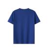 Li Ning Logo Embroidered Solid Color Round Neck Casual T-Shirt Men Tops Dark-Blue ATST639-4