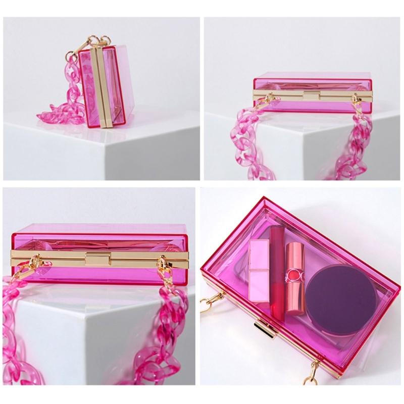 Stylish Transparent Box for Formal Occasions Fashionable and Durable Evening Bag Perfect for Parties and Weddings