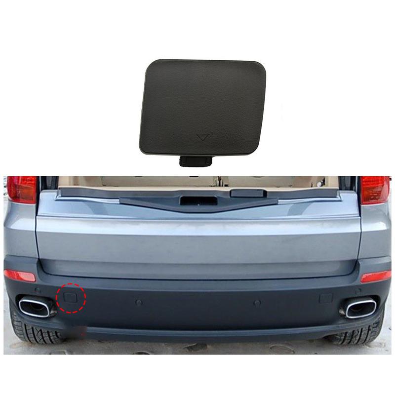 For BMW X5 Rear Bumper Left And Right Trailer Covers E70 Rear Bumper Towing Hook Hole Cover Plate 51127158447  2017-