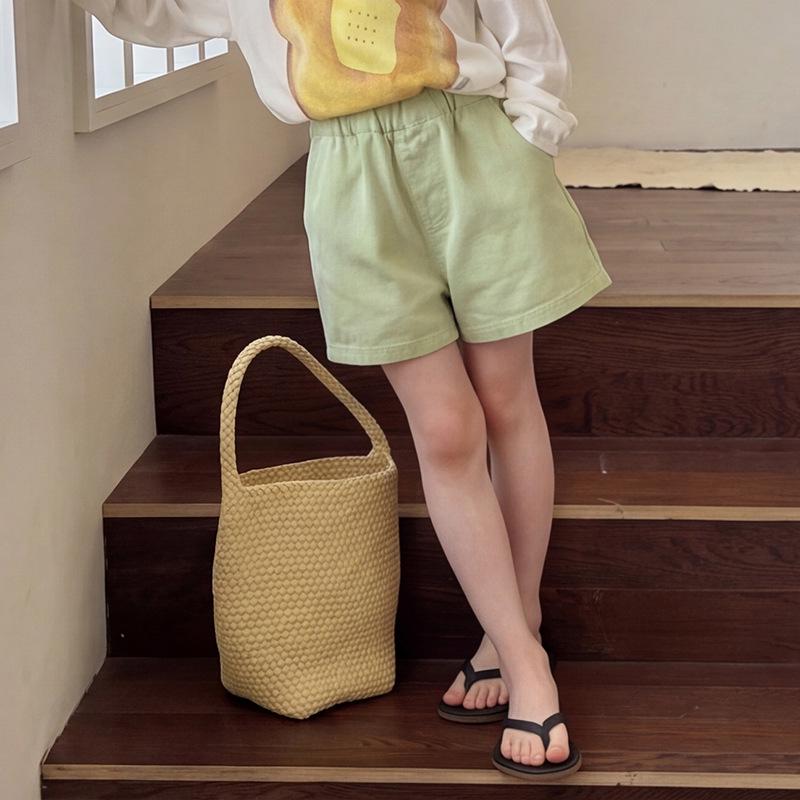 Kids' Cotton Soft Korean-Style Casual Shorts - Simple, Stylish Fashion Pants