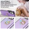 Leather Case For Samsung Galaxy S25 Edge S24 Ultra S23 Ultra S22 Plus S21 FE A54 A14 A53 A13 Ring Holder Cards Solt Phone Cover
