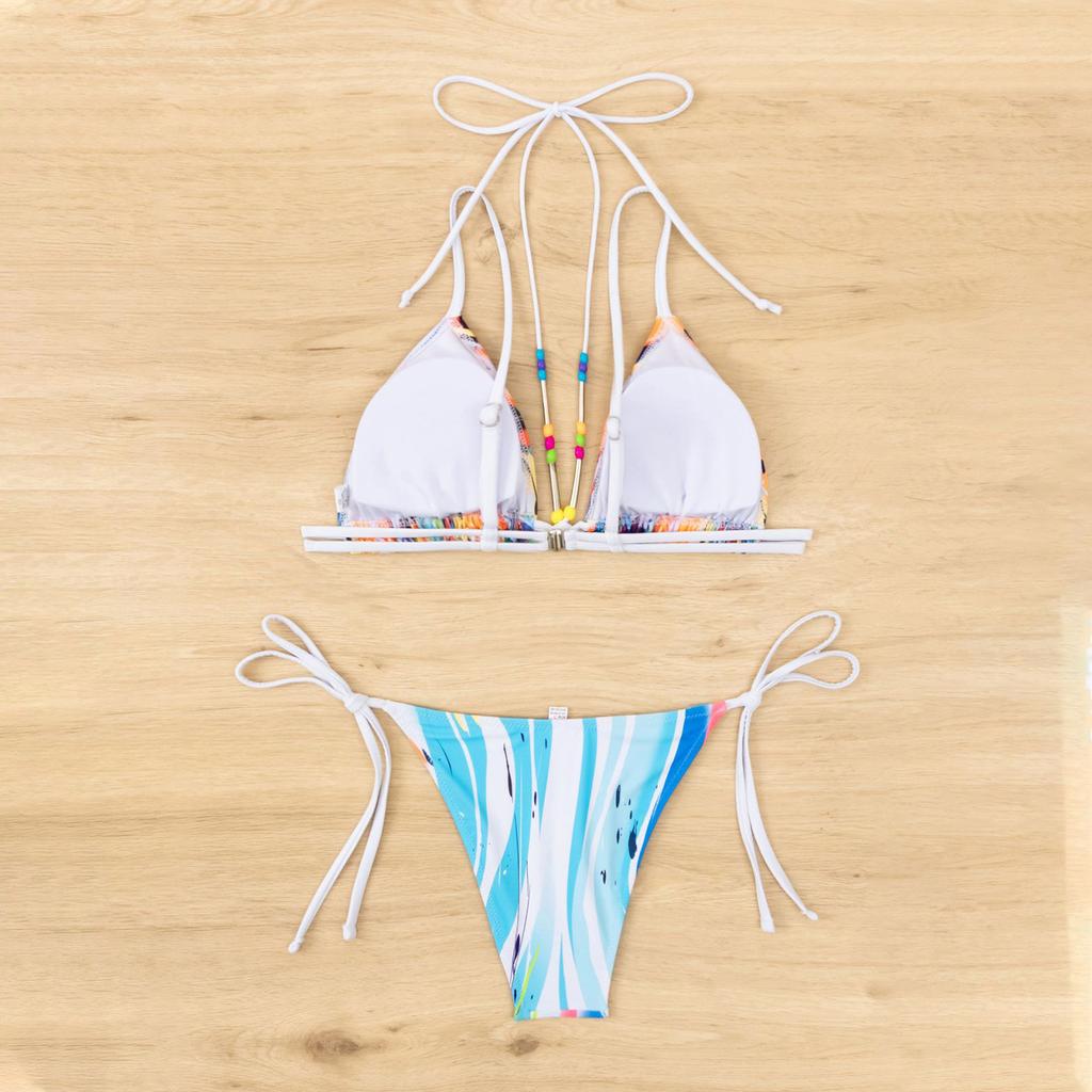 Women's Split Sexy Bikini Fashion With Bra Pad No Steel Bra Swimsuit