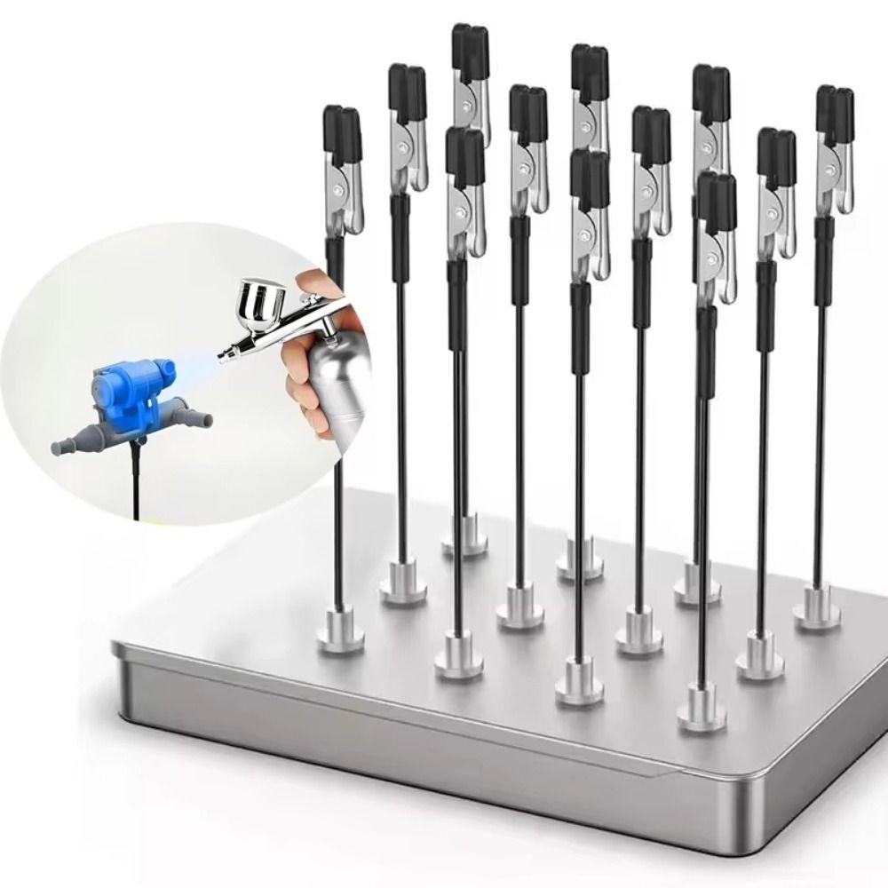 Flexible Model Painting Stand Alligator Clip Magnetic Alligator Clip Sticks Set  DIY Model