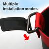 Car Air Vent Organizer with Dual Installation Faux Leather Storage Bag for Phone Accessories Multi-Purpose Hanging Pouch for Vehicle Interior