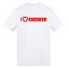 AWD Unisex Adult I Heart Snooker T-Shirt