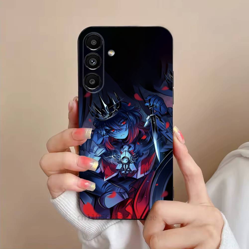 D-DeltaruneS Kris Phone Case For Samsung S25,24,23,22,21,S20,Ultra,Plus,FE Black Soft Cover