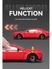 1:24 Hellcat Challenger Alloy Sports Car Model with Sound, Light, Pull-Back, and Openable Doors.