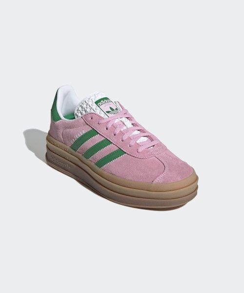 [Adidas] Gazelle Bold - Pink:Green IE0420