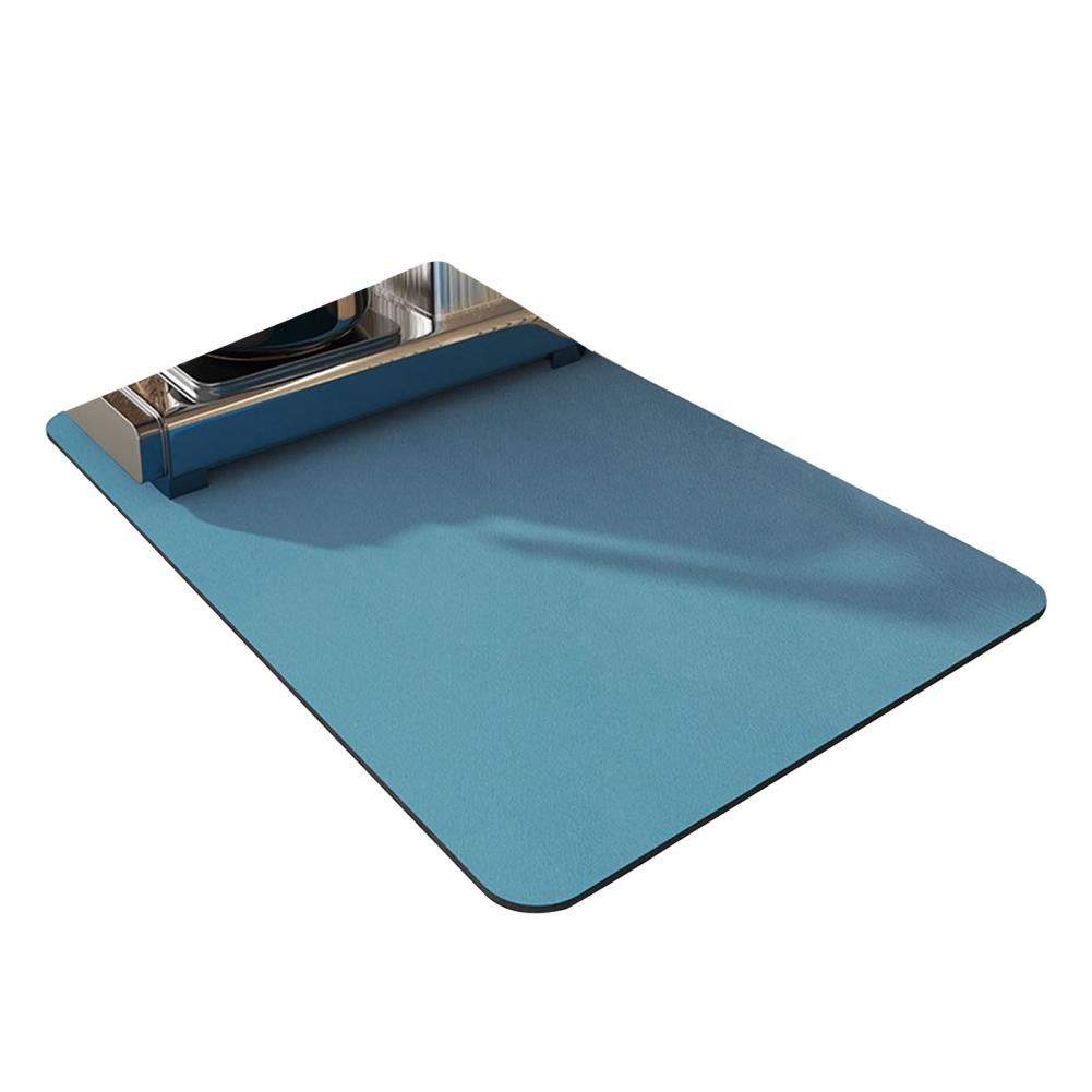 50*40cm Tapete Seca Louça Super Absorvente Tapete de Secagem Design Antiderrapante Protetor de Bancada Extra Grande Acessórios para Bancada de Cozinha