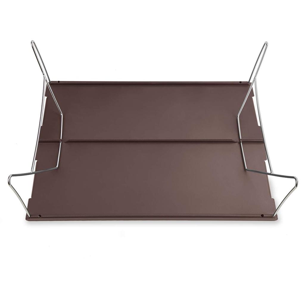 MOON LENCE Folding Outdoor Camping Aluminum Low Perfect for Solo Includes Storage Bag Table, Alloy, Table, Camping, Compact, Ultra-Lightweight (465g),