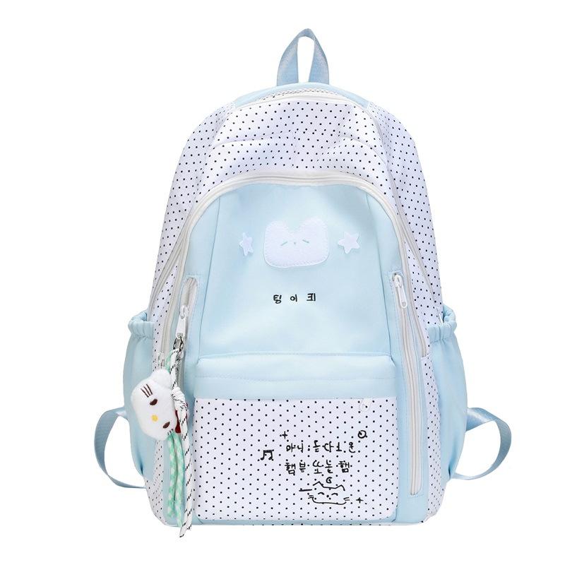 Schoolbag1011 New Girls Backpack Floral High-value Backpack Student Design College Student Large-capacity Commuting Schoolbag