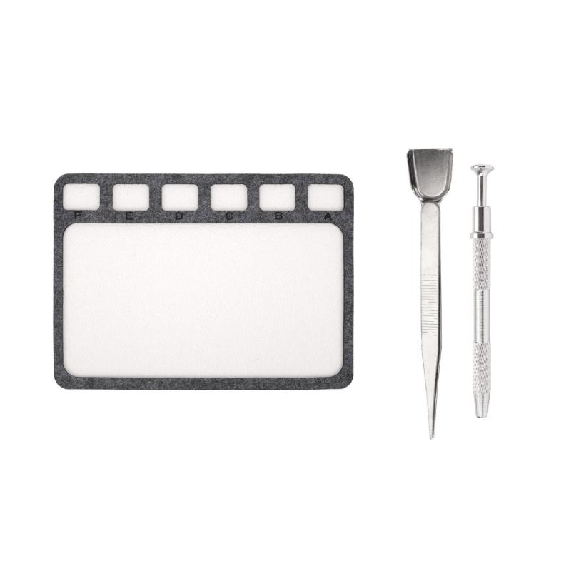 

Набір для рукоділля з бісеру 3/4 шт. своїми руками, протиковзкий фетровий піддон з 6 відділеннями, ложки з нержавіючої сталі, інструменти для біжутерії, килимок для рукоділля з бісеру