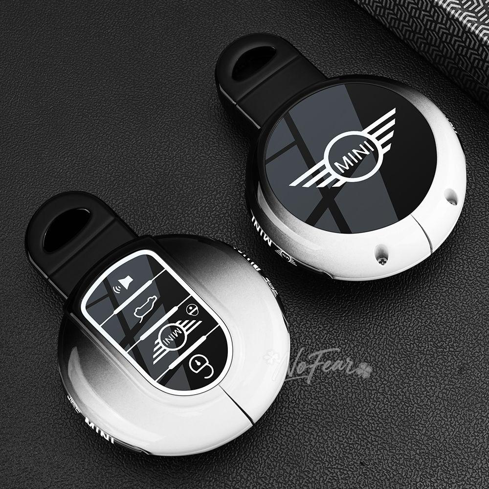 Zinc alloy Auto Key Case Cover Shell For BMW Mini COOPERS COUNTRYMAN ONE JCW CLUBMAN F56 F55 F54 F57 F60 Roadster Car stickers svkjb33