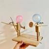 Wooden Fencing Puppet Toy Interactive Battle Game Kids Best Gift For Children's Day US Warehouse Fast Shipping