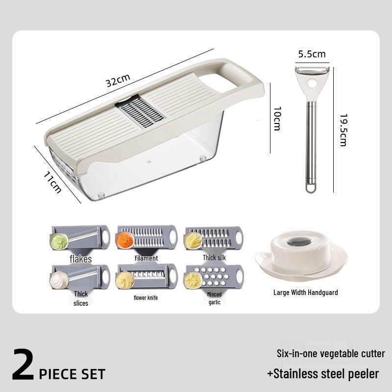 Jiang Yan's 304 Stainless Steel Kitchen Grater & Potato Slicer Artifact