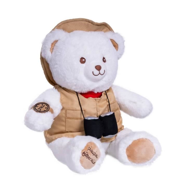 Plush - Gaston the Adventurer - 40 Cm - Brown - Child - Unisex