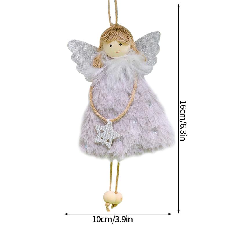 Christmas Doll Ornament Christmas Decoration 2025 Christmas Tree Hanging Pendant New Year Angel Doll Festival Gift for Children
