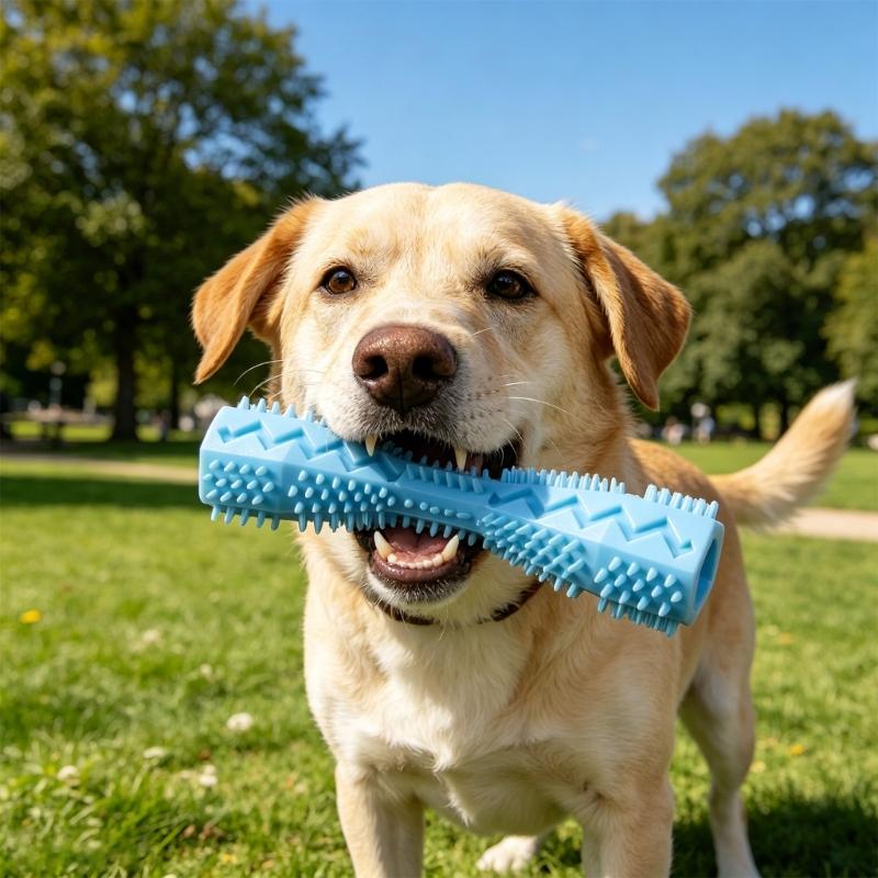 Interactive Stick Pet Chew Toy For Dog Rubber Chewproof Design Support Teeth Hygiene Mental Stimulation Teeth Cleaning