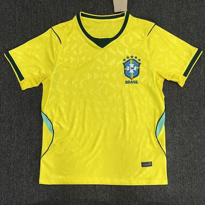 Herren Kurzarm Fußballtrikot 2026 Brasilien Heim Auswärts Training Spiel Sport Oberteil