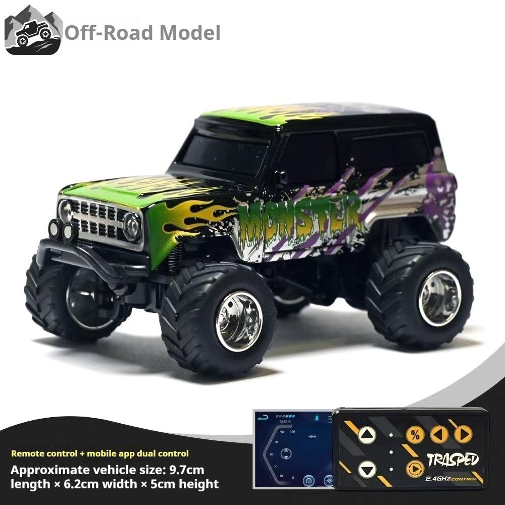 METAL RC Car Mini 1:64 Remote Control Drift Car High-Speed Off-road Climbing Racing Cars Children's Toys Gifts for Kids