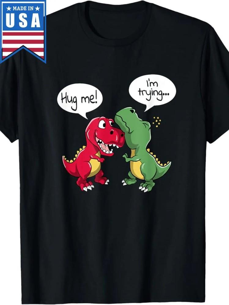 

Soft Cotton Men039;s Funny Dinosaur Pun Joke T-Shirt | 100% Made in USA Unisex T-Shirt M
