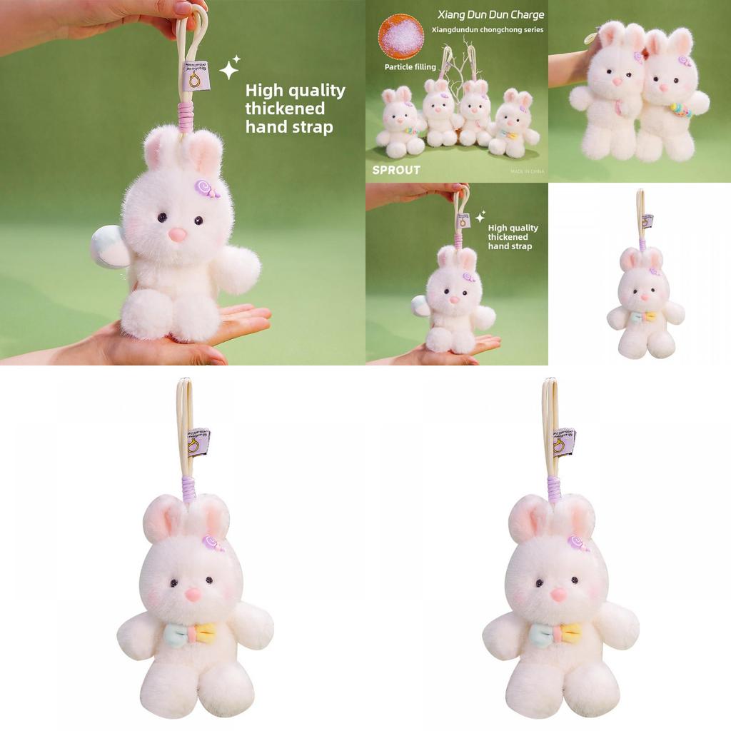 Plush Candy Bunny Keychain With Pp Cotton Filling Perfect For Kids And Teens