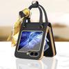Stylish Silk Scarf Handheld Case for Samsung Z Flip 6, 3/4/5 Gen. - Elegant Cross-Border Design for Women.