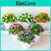 Fiori Artificiali Realistici Con Vaso Per Decorazione Casa E Giardino Esterno